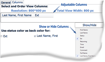 Adjust Columns to Fit Resolution